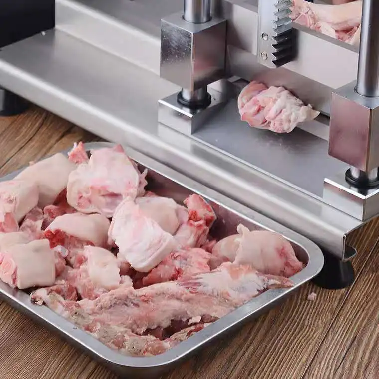 Cow bone cutting machine 23kg Small Manual meat bone cutter machine All-steel blade