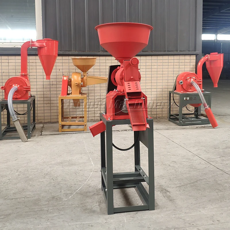 Combined Commercial Rice Milling Machine Small Corn Grinder Rice Processing Equipment