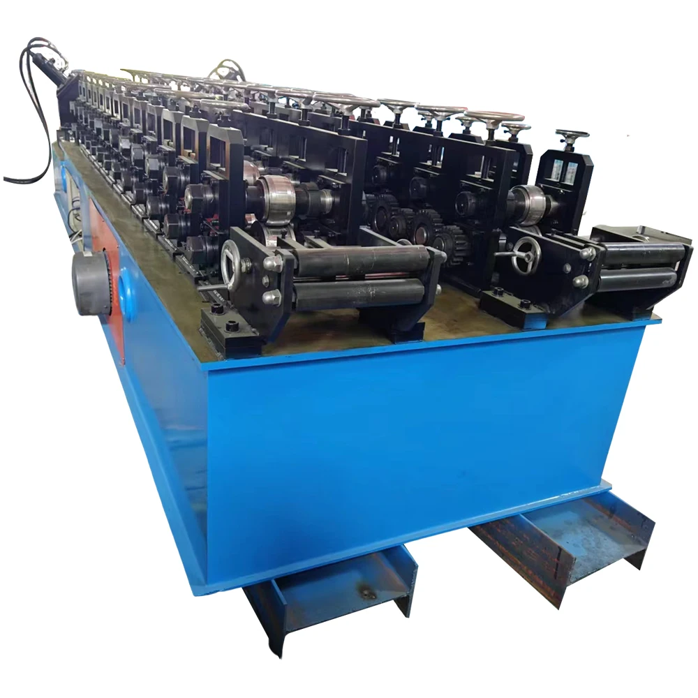 double lines combined keel machine metal cd ud cw uw column and rail rolling forming equipment double row keel machine