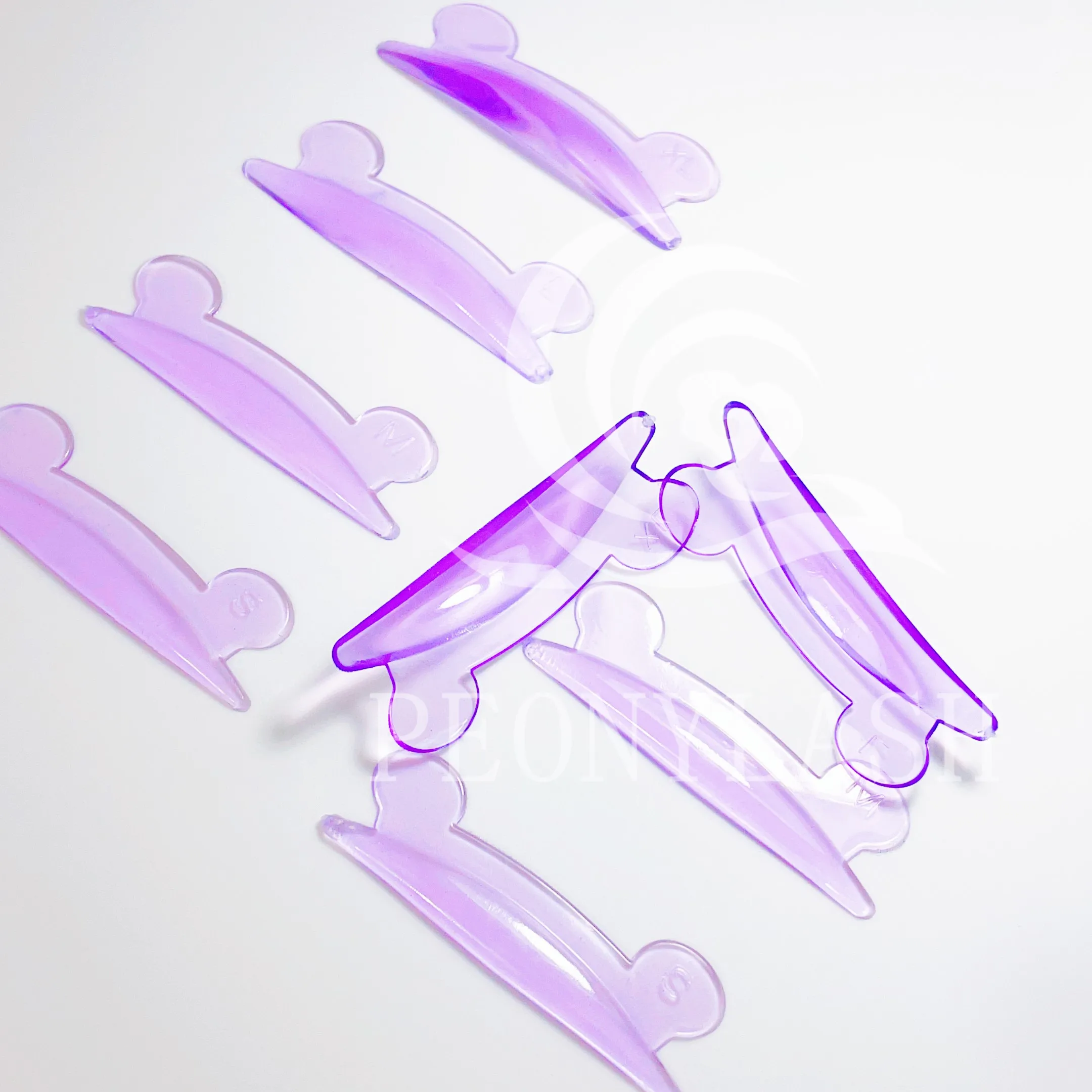 Eyelash Lift Shields Silicone Lash Perm Pads Sticky Lash Lift Shield Ultra Thin Low Lash Perm Silicone Rods