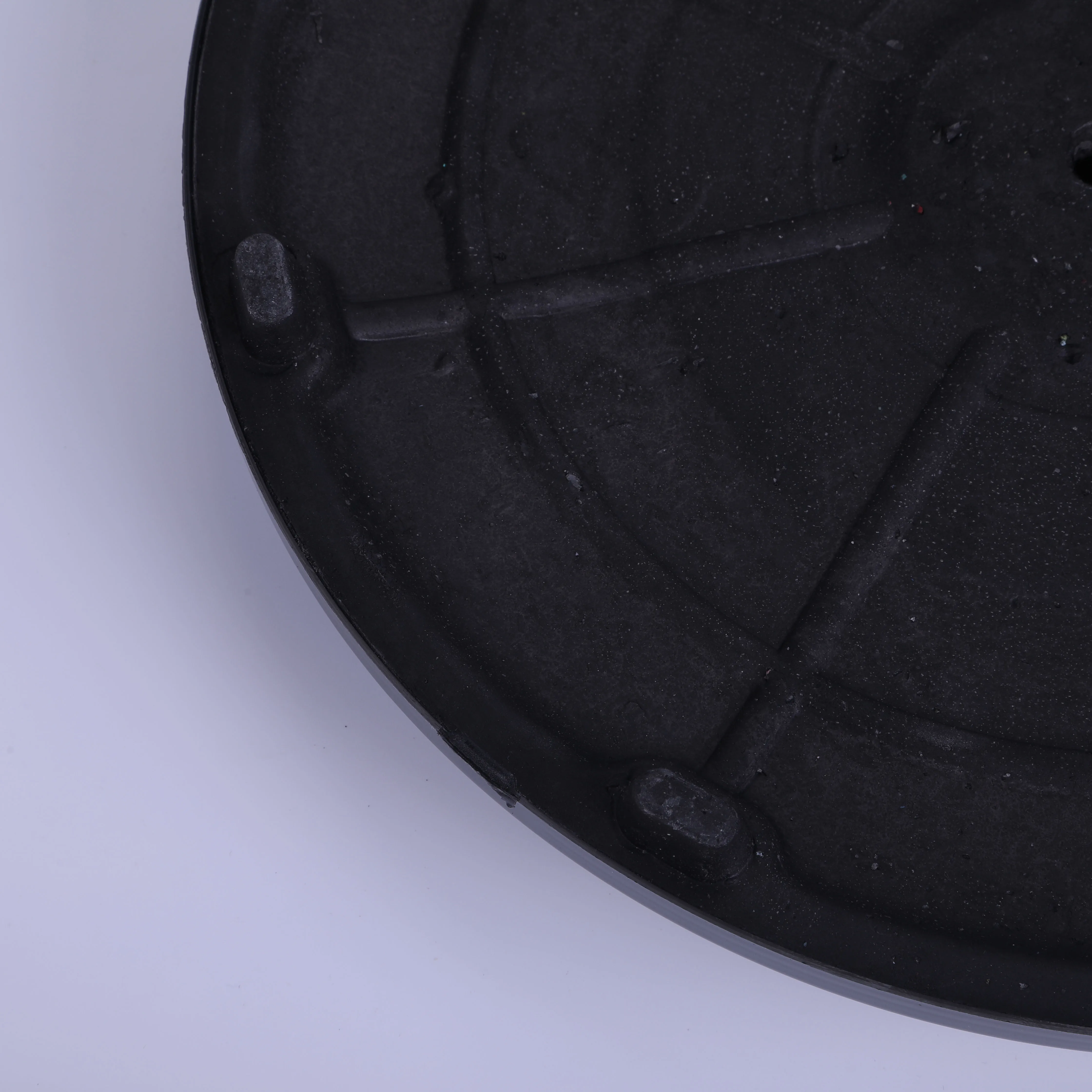 Black Adjustable Height Round Stand Fan Base Spare Part Column With Hex Screw Washer