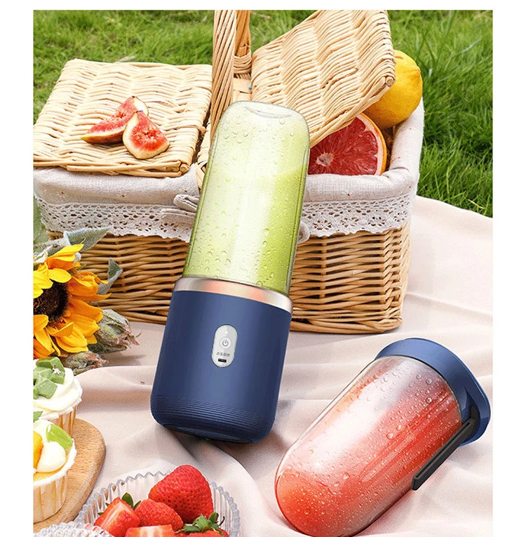 Portable Blender Mini Mixer Electric Juicer Machine Fresh Fruit Juice Blender Smoothie Maker Blender Cup Bottle F Travel Kitchen