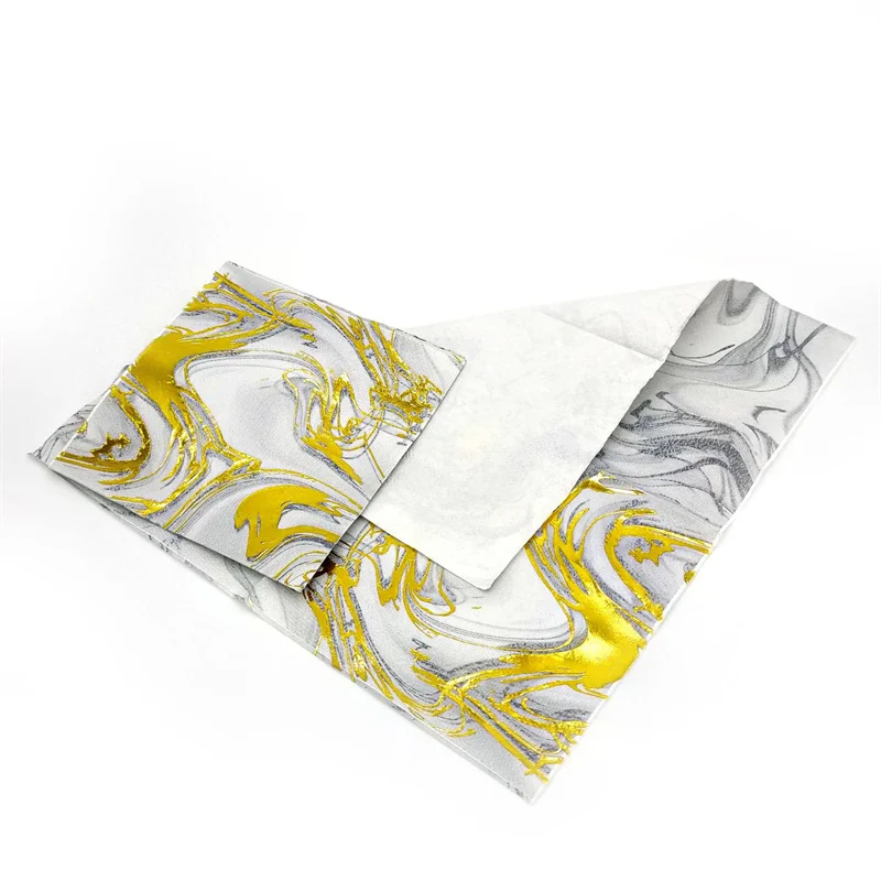 Floral Print Disposable Salmon Color Decoupage Paper Napkins, Decoupage Napkin