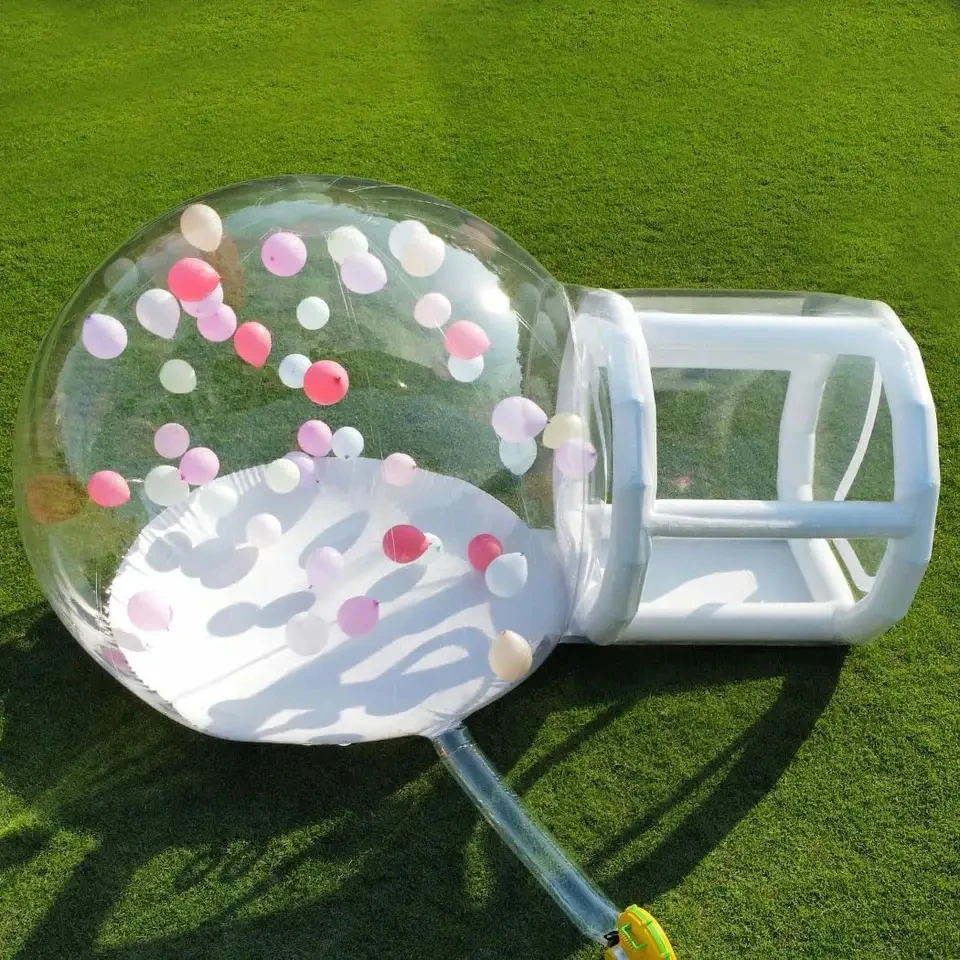 Custom Size Outdoor Camping Party Event Bubble Tent Transparent Igloo Dome Tent PVC Globe Inflatable Bubble Bounce Houses