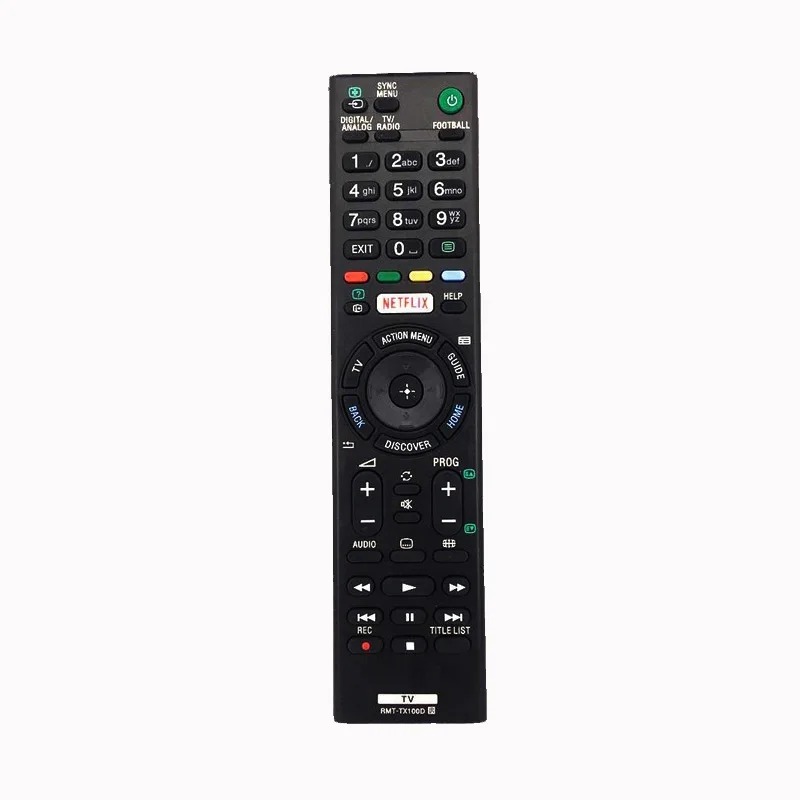Горячая Распродажа для Sony 4K ТВ-приставка Android TV пульт дистанционного управления RMT-TX100D NETFLIX Телевизор со светодиодной подсветкой KD-43X8301C