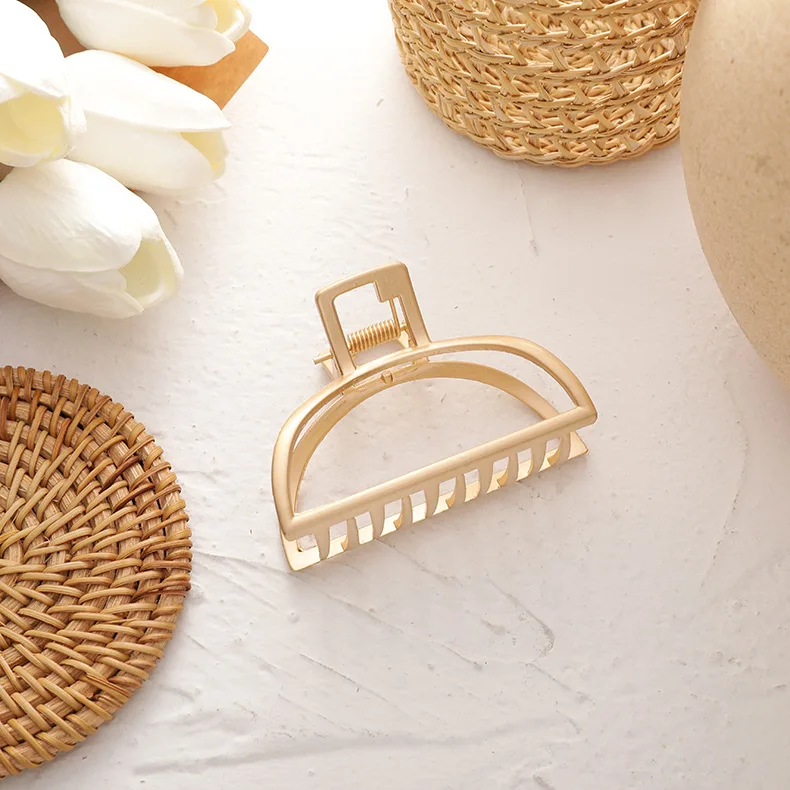 Metal shark clip half ball head grab clip hairpin hair accessories Women Hair Grip