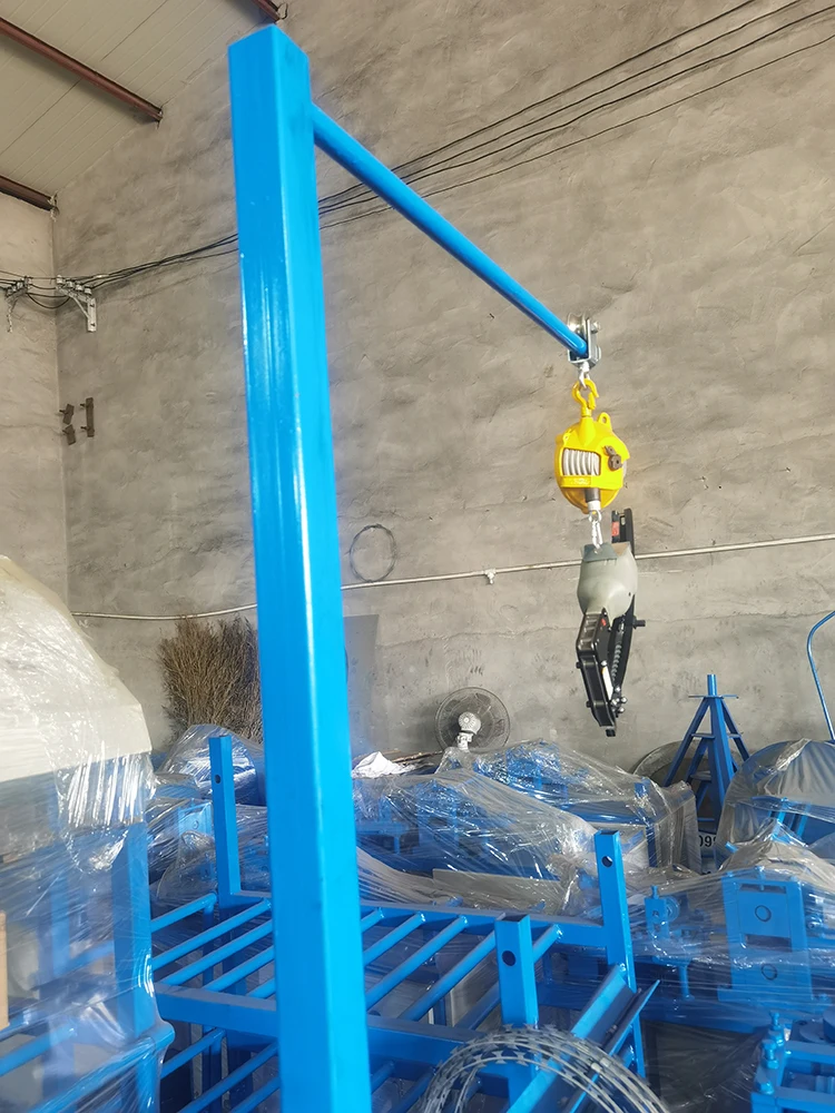 best price factory easy install galvanized concertina razor blade barbed wire making machine