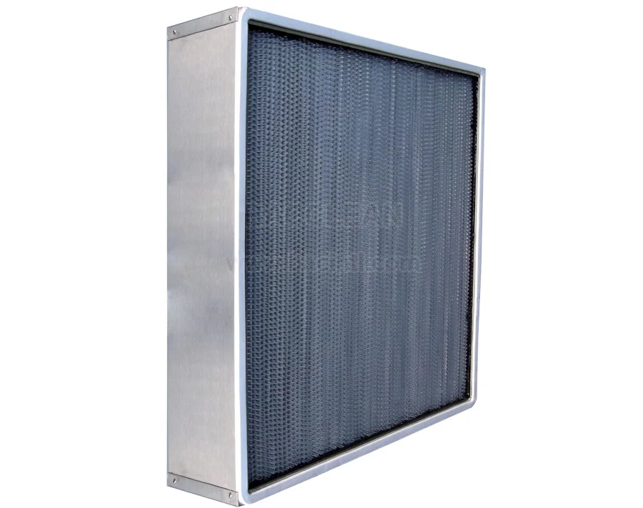 h13 h14 high dust capture capacity heat-resistance deep-pleated high efficiency hepa filter for Factory
