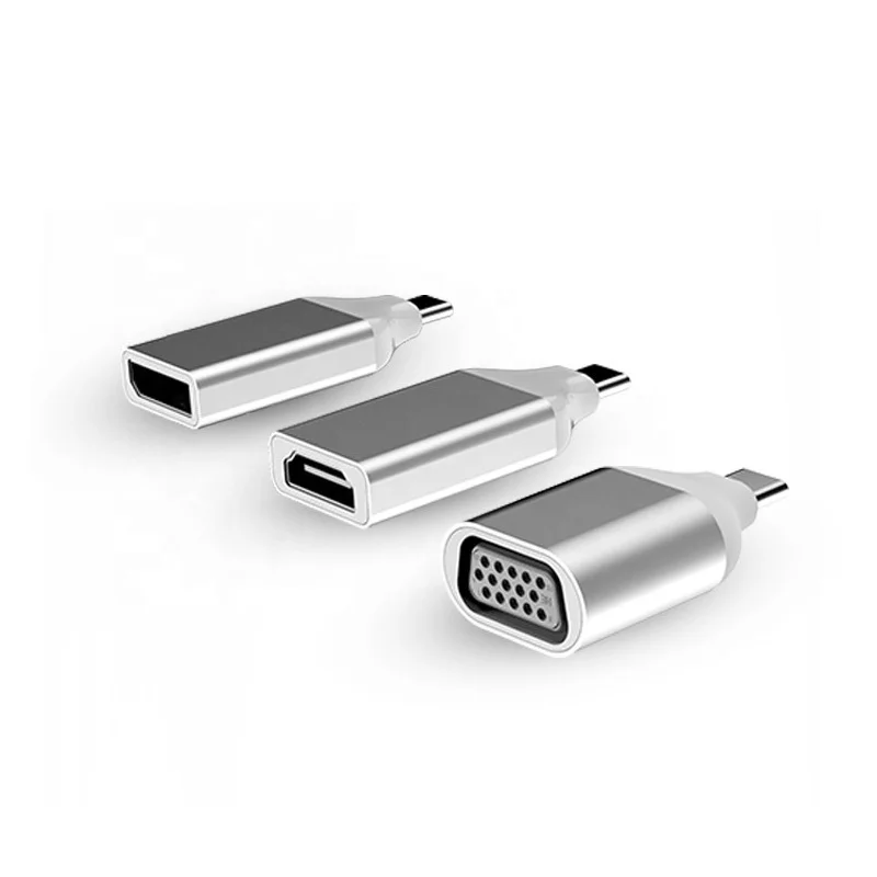  TOYOUMI Portable Five Colors Type C Male to HDTV VGA DP Female