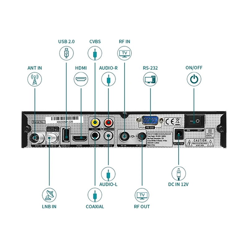 Q-BOX CONCORDE New sat star receiver decoder tv dvb-t2 streaming decoder Receiver and Recoroder COMBO T2 S2