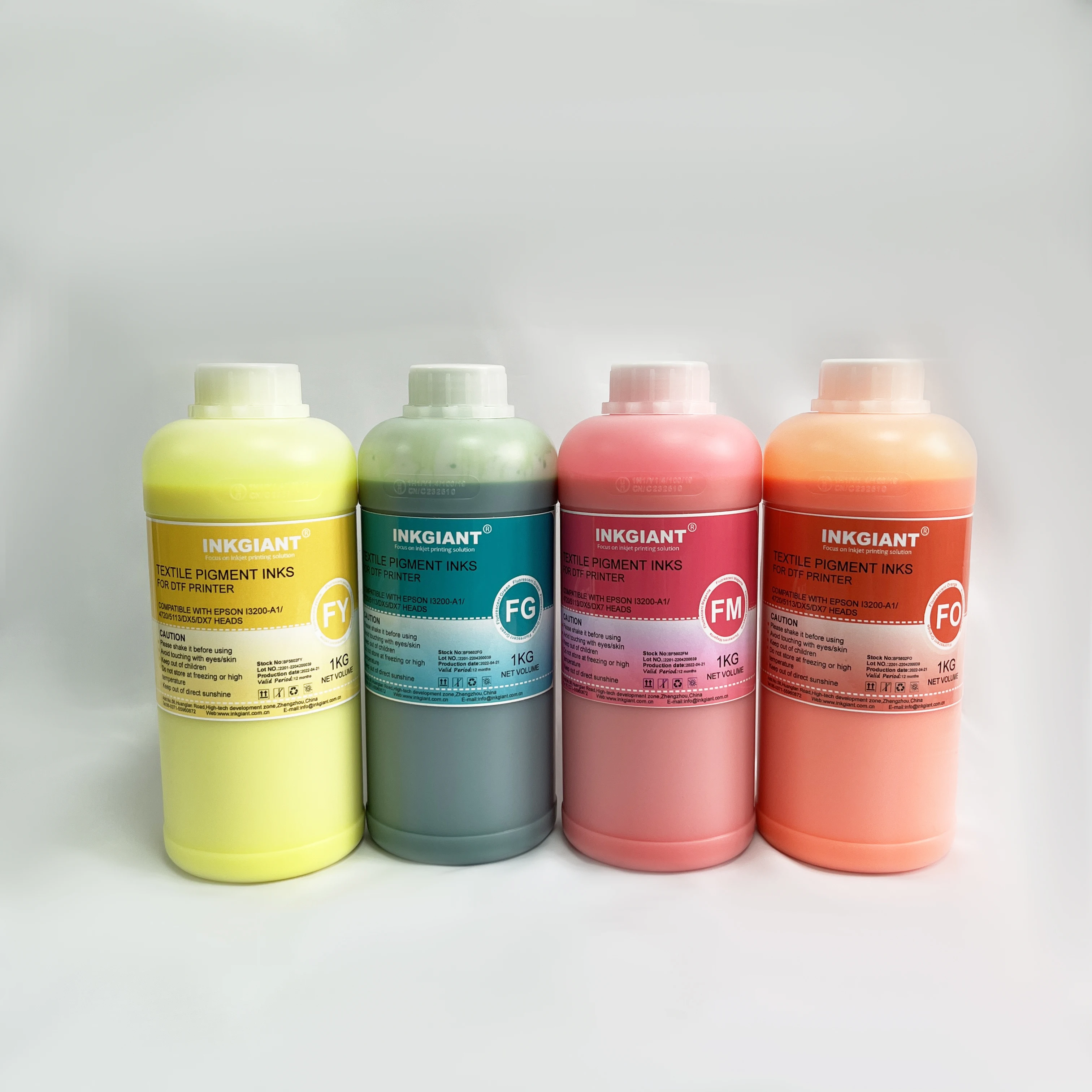 Various colors are optional environment-friendly DTF INK and can adapt to various types of printer