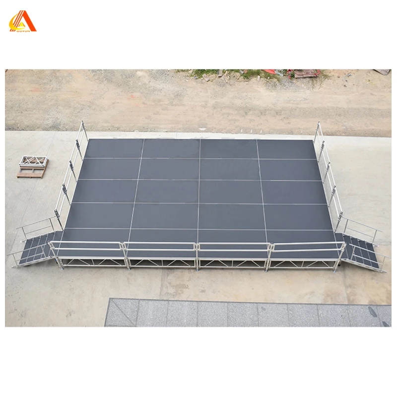 Factory Direct Sales Easy To Install Aluminum Plywood Board Stage Platform For Concert Events