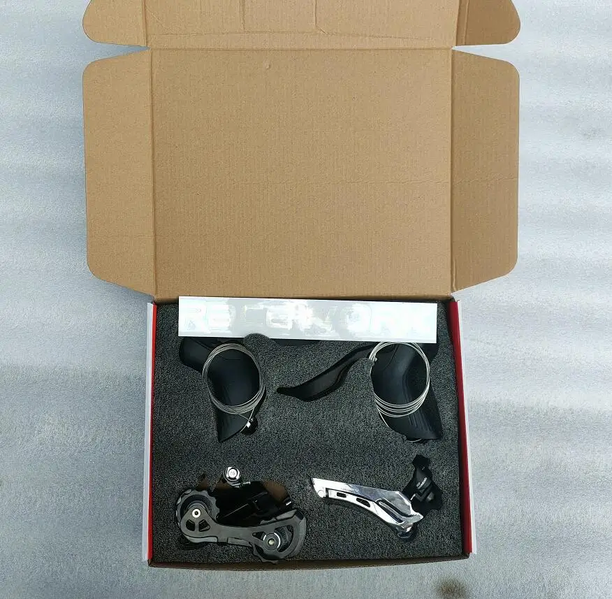 road 700c bike 2*10 speed shifter front derailleur PHI shifting gear group set customized logo FD RD SL