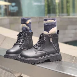 2021 Latest Children Fashion Leather Kids School Shoes Boots For Boys