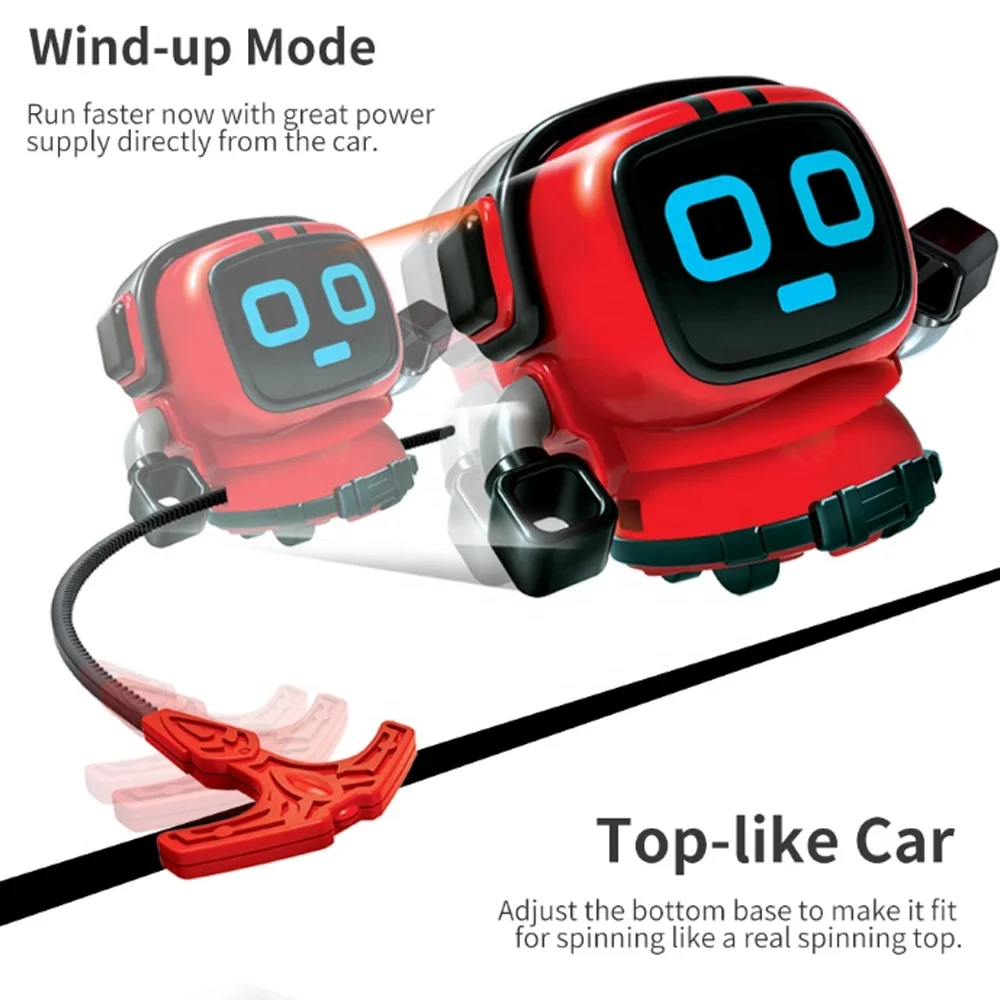 hot sales inertia Novelty game battle wind up robot car spinning top toy For Boys Girls Gift