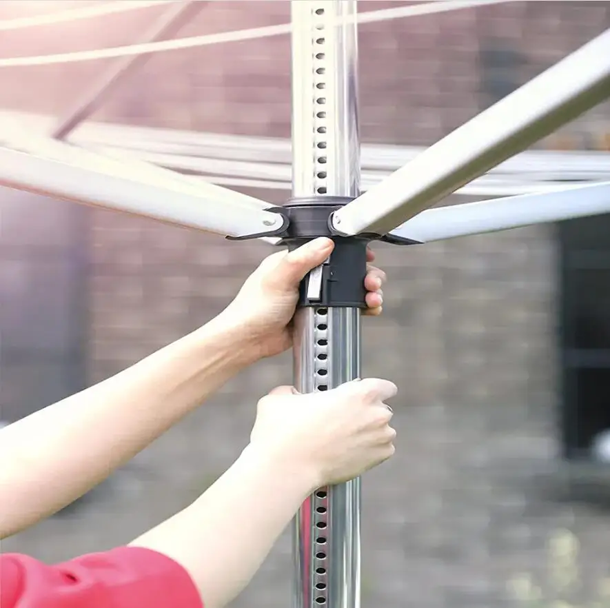 Dustproof Waterproof Custom Color and Size Rotary Airer Cover Heavy Duty Oxford Fabric Rotary Dryer Cover with Zip