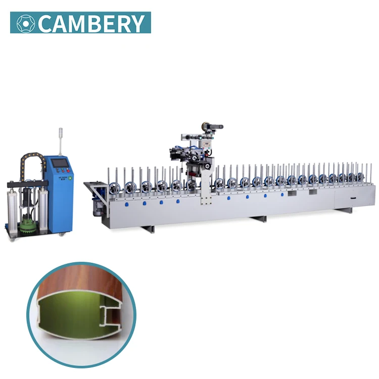 Высокая конфигурация PUR горячего расплава клей профиль упаковочная машина pe деревянная рама PUR клей упаковочная машина