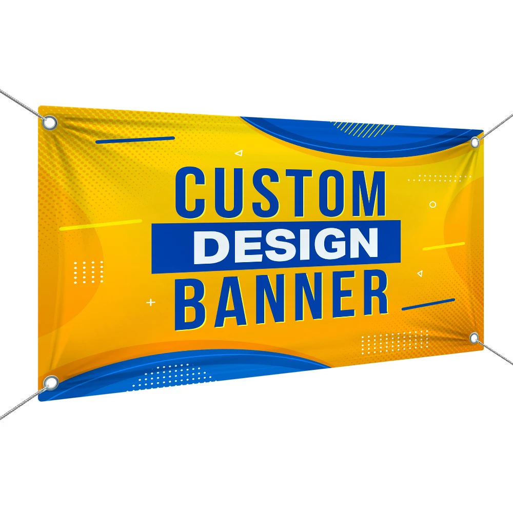 Waterproof Banner Backdrop PVC Banner High Quality Custom Outdoor for Party Decoration Hanging Vinyl Banner Printing Custom Size