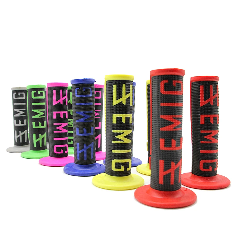 22mm 7/8'  Universal Motorcycle rubber handle grip for Dirt Pit Pocket mini Bike Motocross MX off road atv scooter