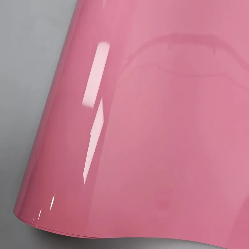 Premium car Hood Packaging Styling High gloss Pink sticker Automotive vinyl sticker Gloss Colored vinyl film sticker