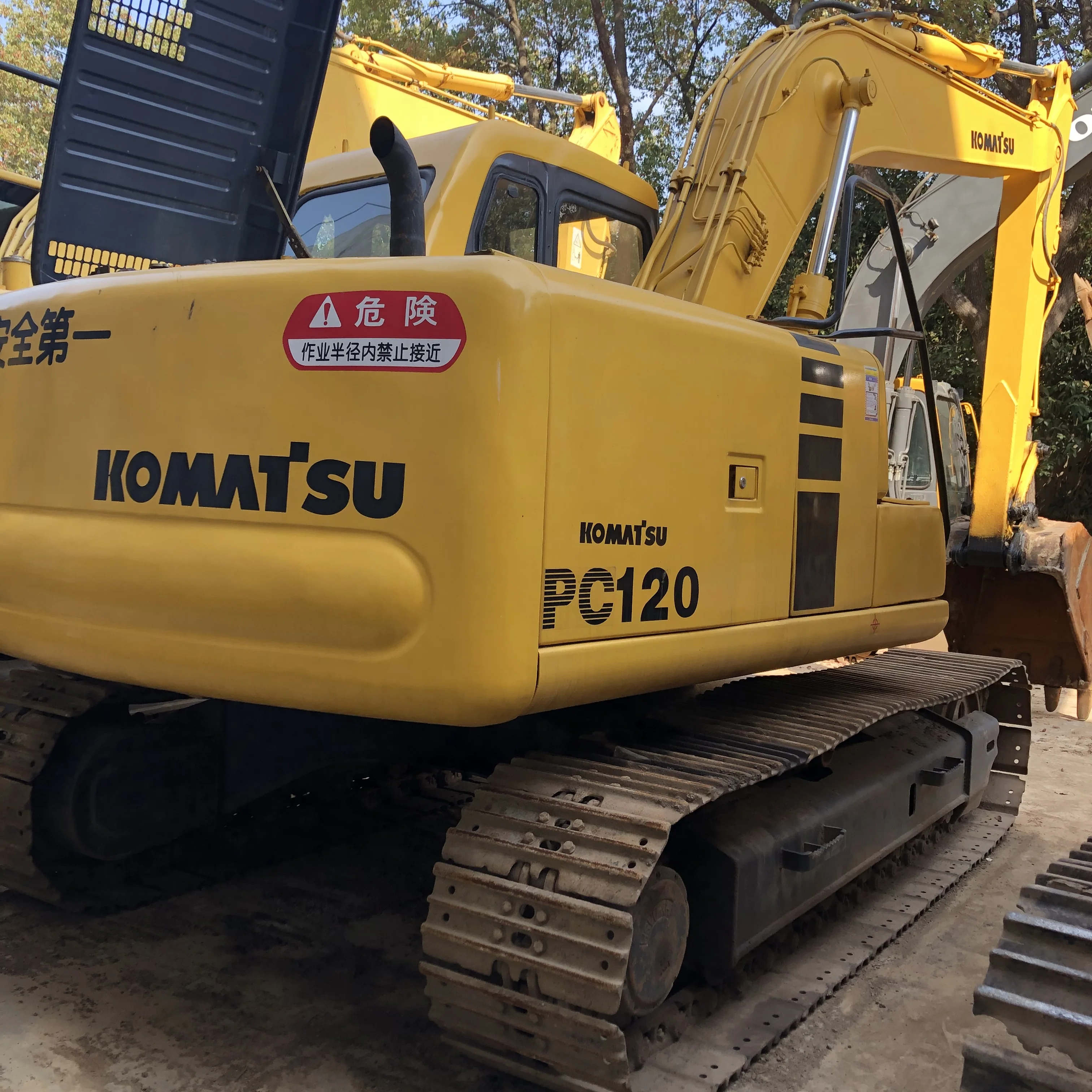  12-ти тонная/3800 часов/низкая цена komatsu pc120-6e/pc220/pc120/pc128/pc78 экскаватор для продажи в Шанхае Китай (материк)