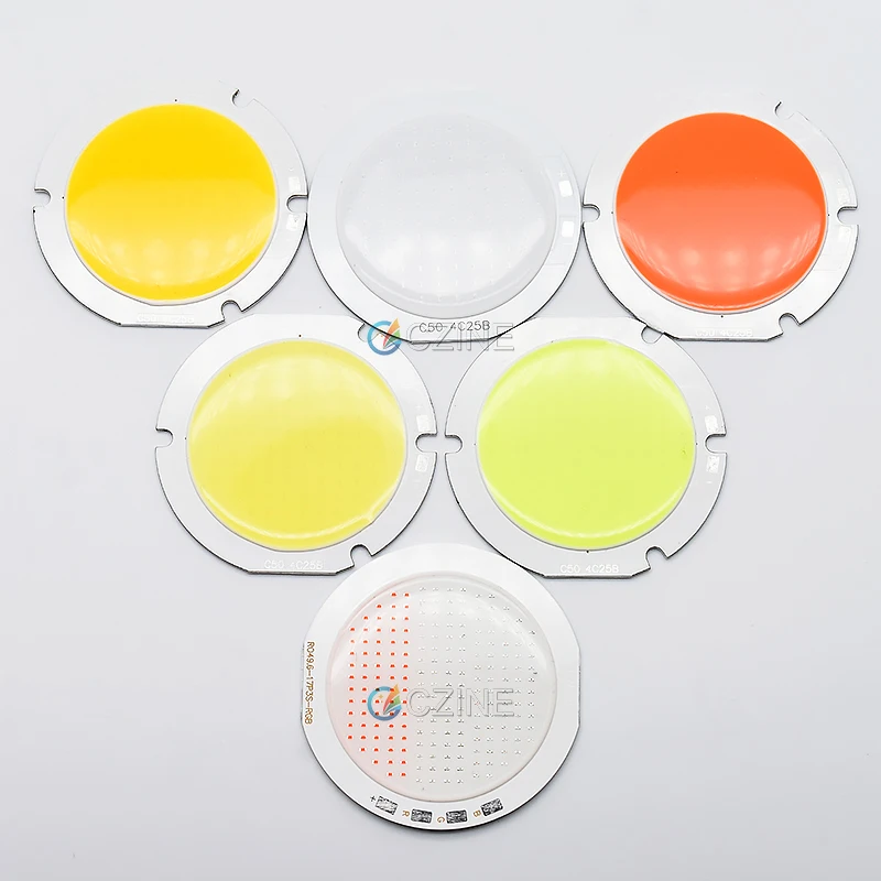 Czinelight Hot Selling Grow Light Cob Chip Round 30W 40W 50W 100W COB chip