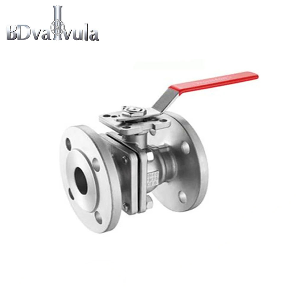 2 PCS Flanged Ball Valve 1000WOG Stainless Steel Used For Water