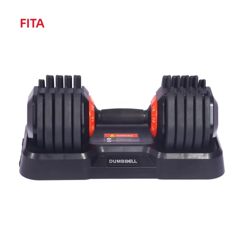 25 kg 55lbs Home Fitness Free Weight Multi-function Gym Equipment Cast Iron Quickly 25kg Adjustable Dumbbell For 6 Level