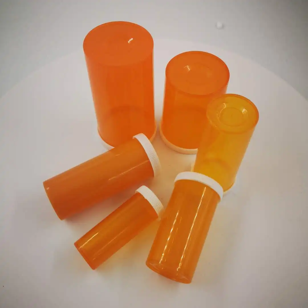 13 DR 50 ML Plastic Clear Pharmacy vials Medicine Pill  Vials Snap Cap Vials
