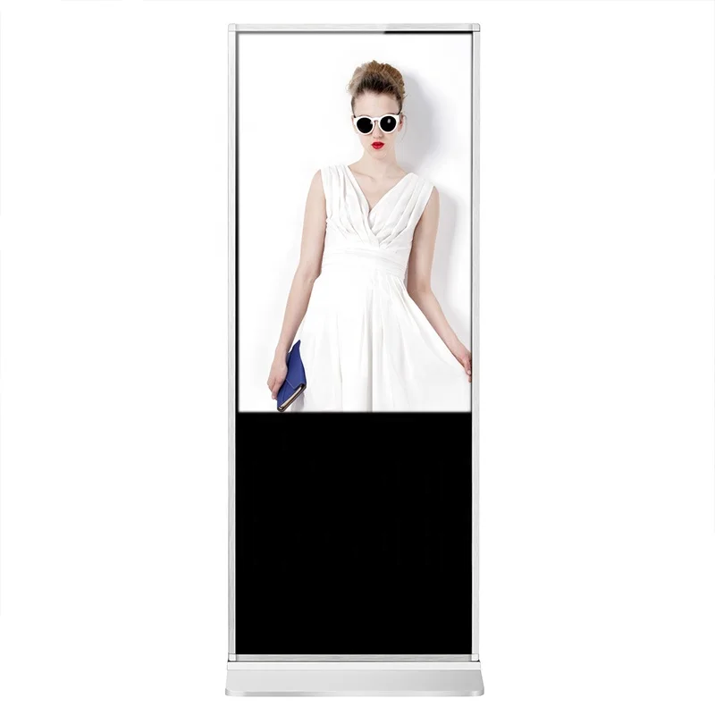 Shenzhen Price Big 3D Led Digital Signage 42 Inch Floor Stand Lcd Touch Display Advertising Screen