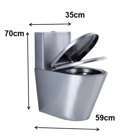 Wholesale Simple Design Style Easy To Clean Back To Standard Ceramic Toilet For Bathroom