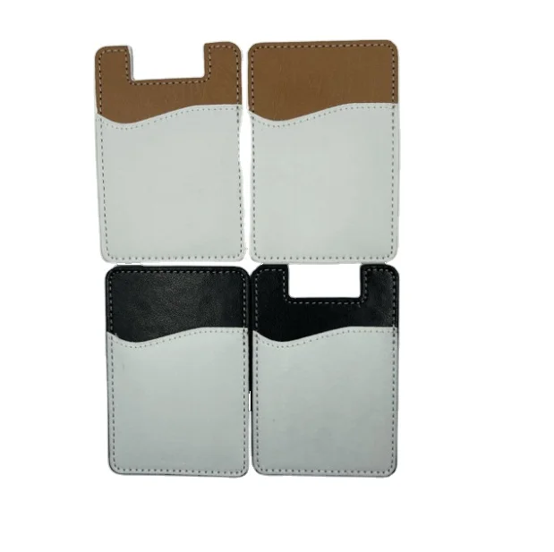 Design Phone Card Holder Back Sublimation Blanks Silicone Card Holder for Mobile Phone