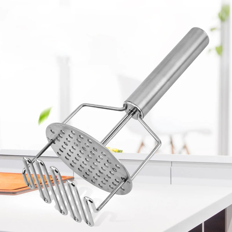 Kitchen Gadgets Stainless Steel Potato Mud Pressure Machine Potatoes Masher Ricer Fruit Vegetable Tools Accessories