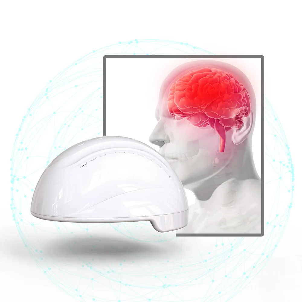 Suyzeko PDT Brain Health Care Device 810nm Frequency Adjustment Neuron Stimulation PBM Helmet