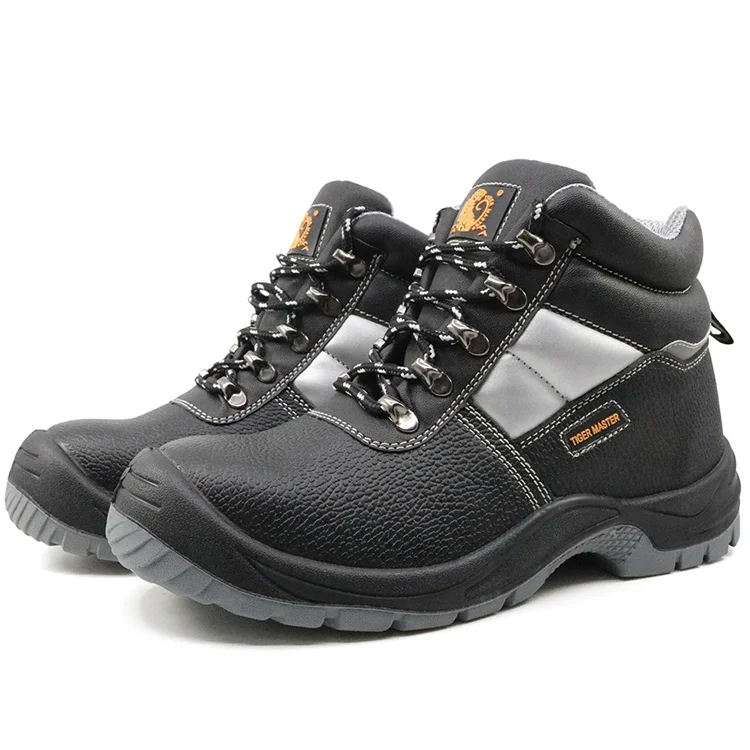 
2021 anti slip oil water resistant leather work shoes anti static safety boots puncture proof men safety shoes steel toecap 