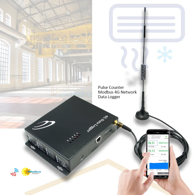 Intelligent digital pressure gauge data logger for water modbus rs485 I/O analog output 4g ethernet