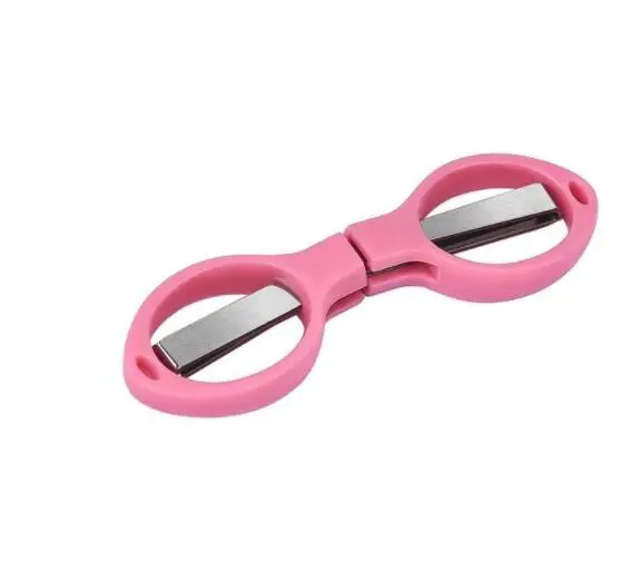 Embroidery Needlework  Sewing Folding Scissors Fishing Line Scissors Sewing Tools Plastic Handle Needlework Scissors