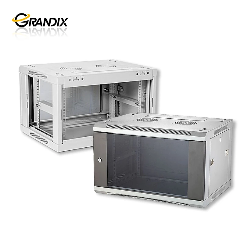 6U 9U12U 19 Inch Wall Mount Network Sever Cabinet AV Rack Stand.With Open-Frame Install Option and Removable