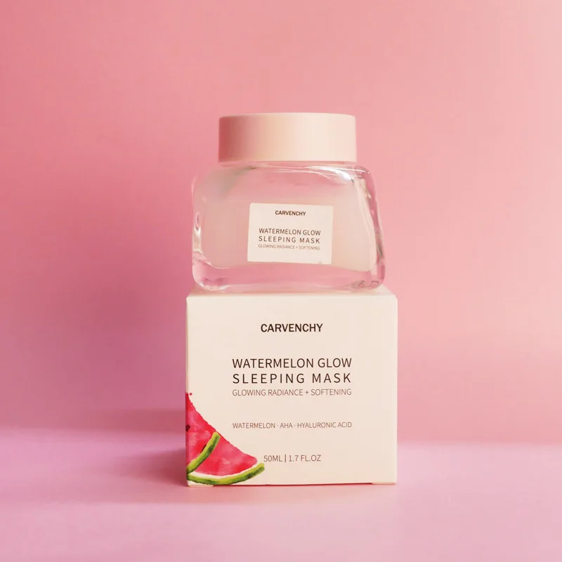 Wholesale customized moisturizing watermelon luminous sleep facial masque