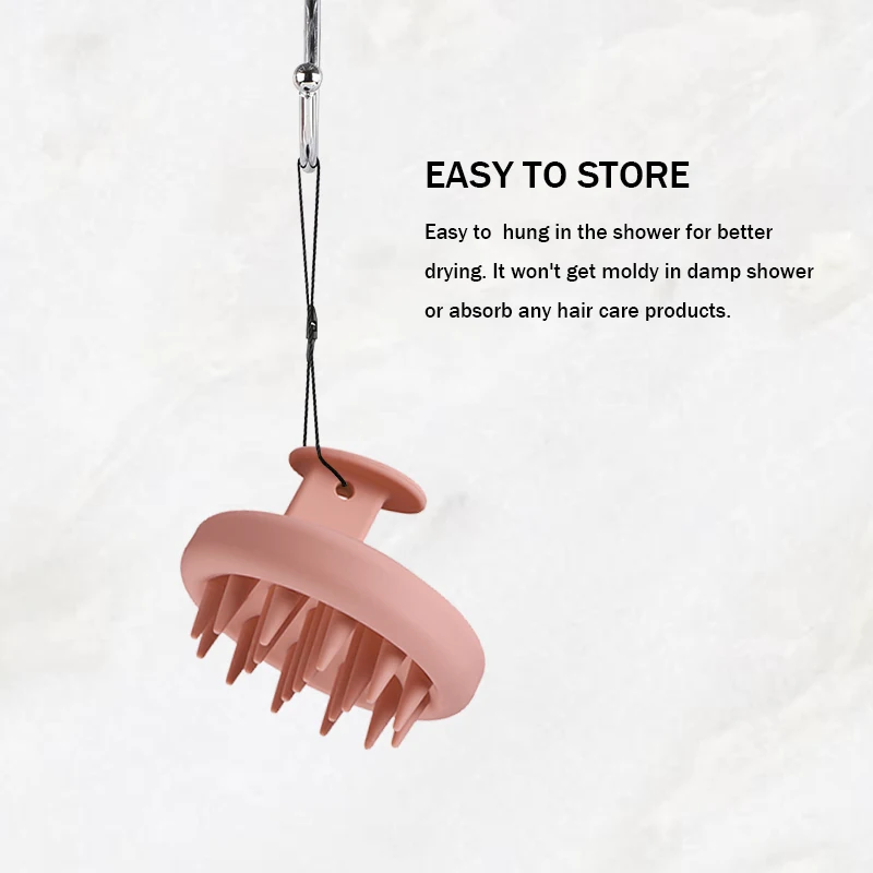 Soft Silicone Head Massager Comb Hair Scalp Massaging Shampoo Brush Scalp Scrubber