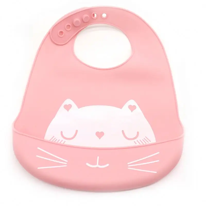 2021 Non-Toxic Soft Adjustable Waterproof Washable Baby Pacifier Walterproof Bib, Baby Walterproof Suction Bowl Set//