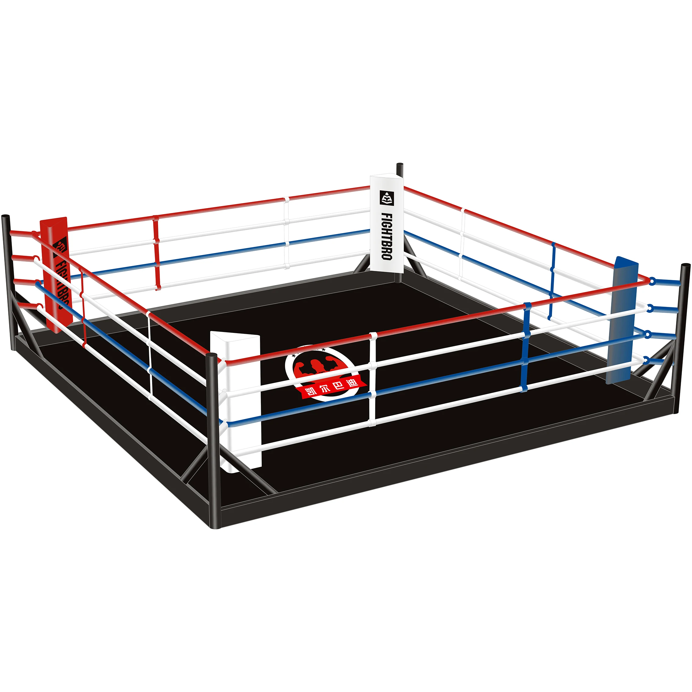 Fightbro Профессиональный официальный выпуск пол боксерский ринг со своим логотипом в