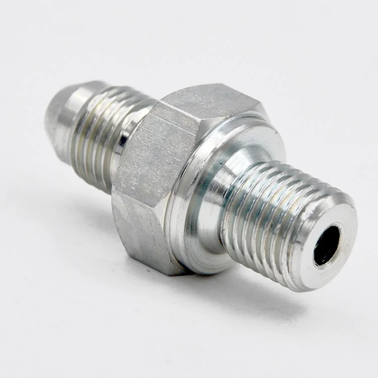 New External Thread Partition Straight Hydraulic Joint Adapter Hydraulic Hose Adapter