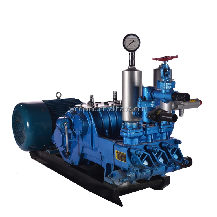 BW160/10 horizontal drilling mud pump drill machinery triplex double action mud piston pump for sale