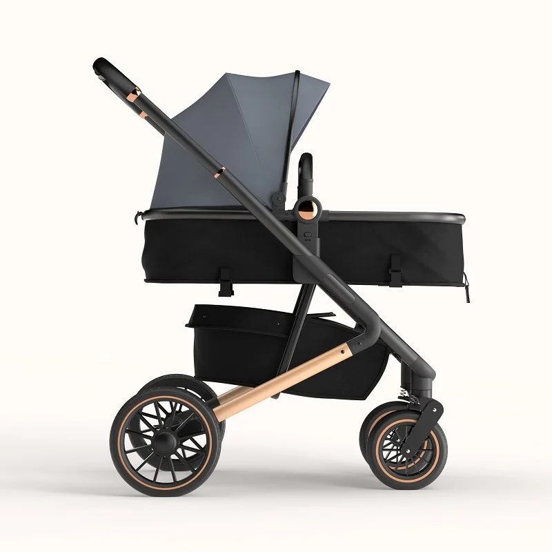 Factory Multi-Functional New Born Baby Stroller Luxury Easy Folding Kids Wagon Pushchair Poussette