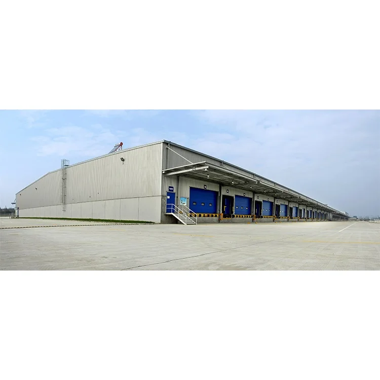 cheap flexible design multi light steel structure prefabricated flat pack warehouse