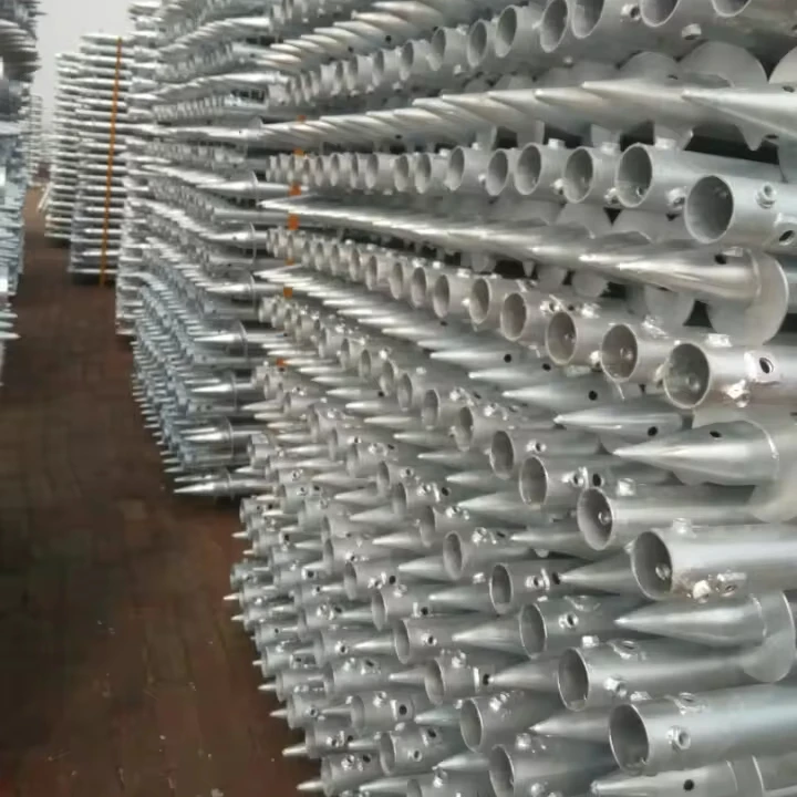 new design Galvanized ground screw anchor by factory