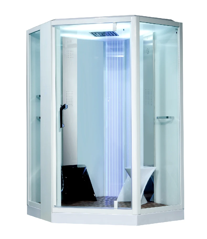 High quality modern luxury steam shower cabin 2 person tempered glass  bathroom shower cabin