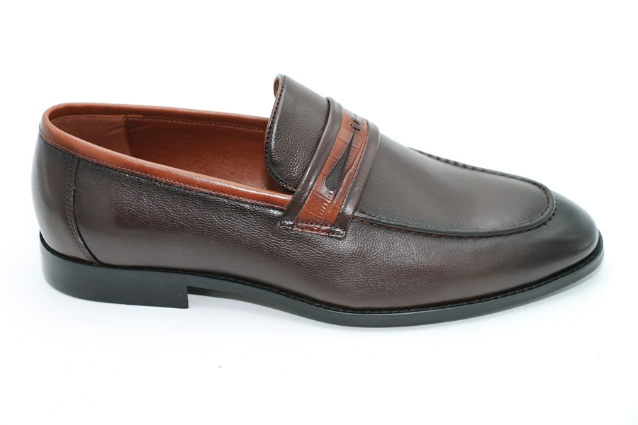 LANCI shoes manufacturer company genuine leather designer luxury men custom logo formal dress loafer shoes