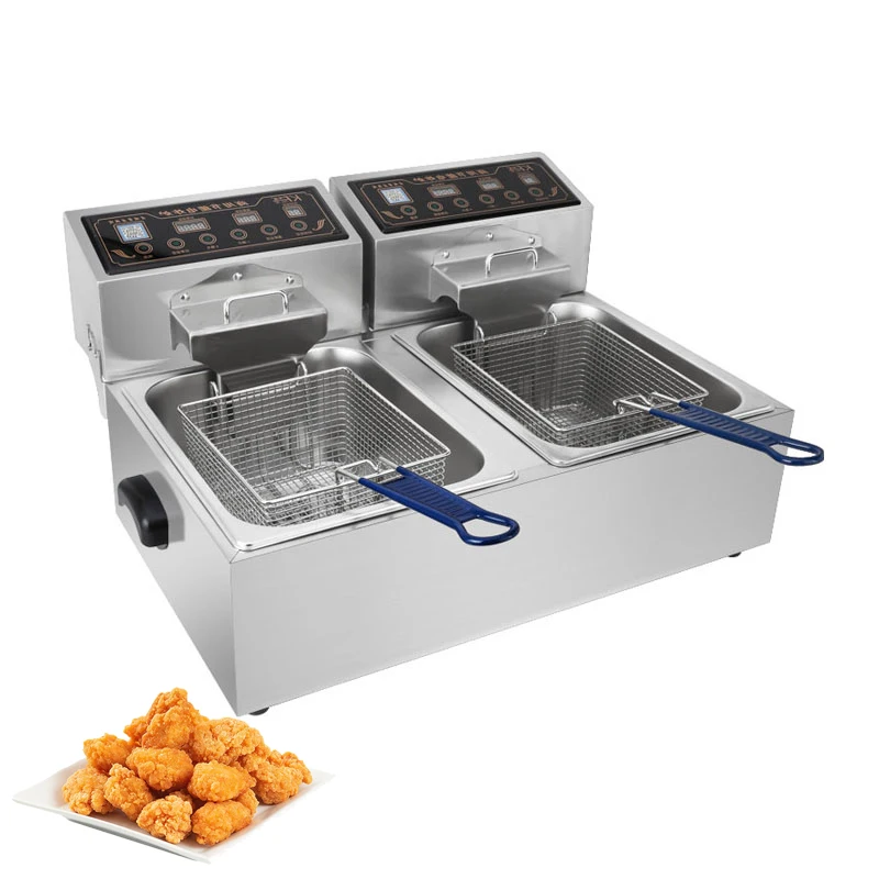 Commercial fish potato plantain chips fats fryer frying machine  turkey industrial deep fryer